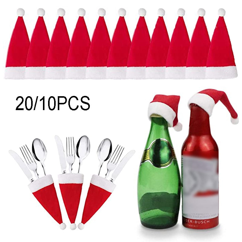 Kit Porta Talher Decoração Mesa Posta de Natal