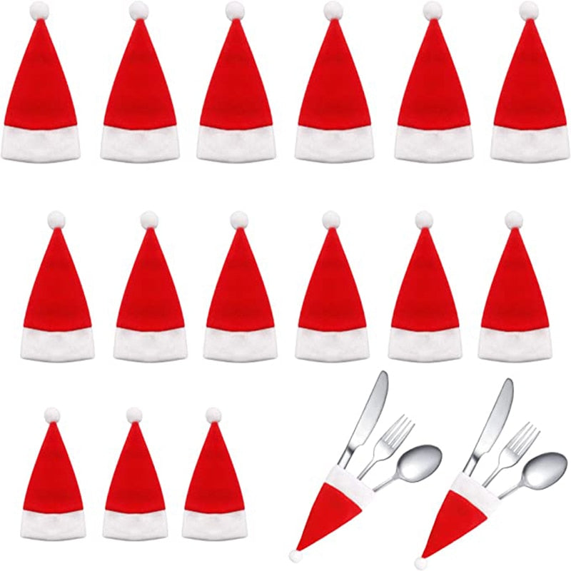 Kit Porta Talher Decoração Mesa Posta de Natal