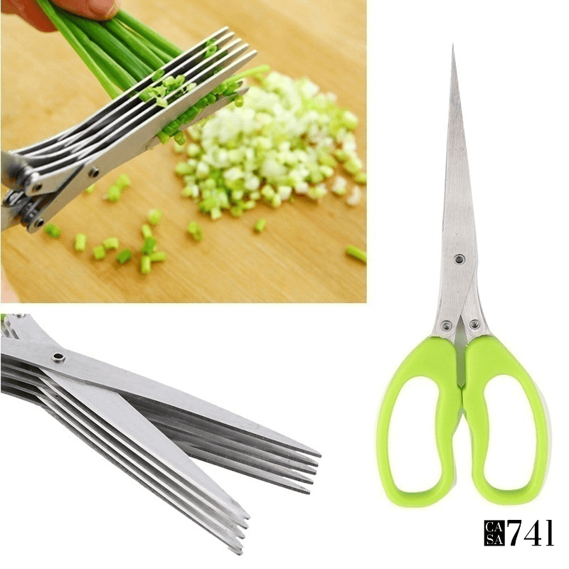 Tesoura de Cozinha Multicamadas para Cortar e Picar