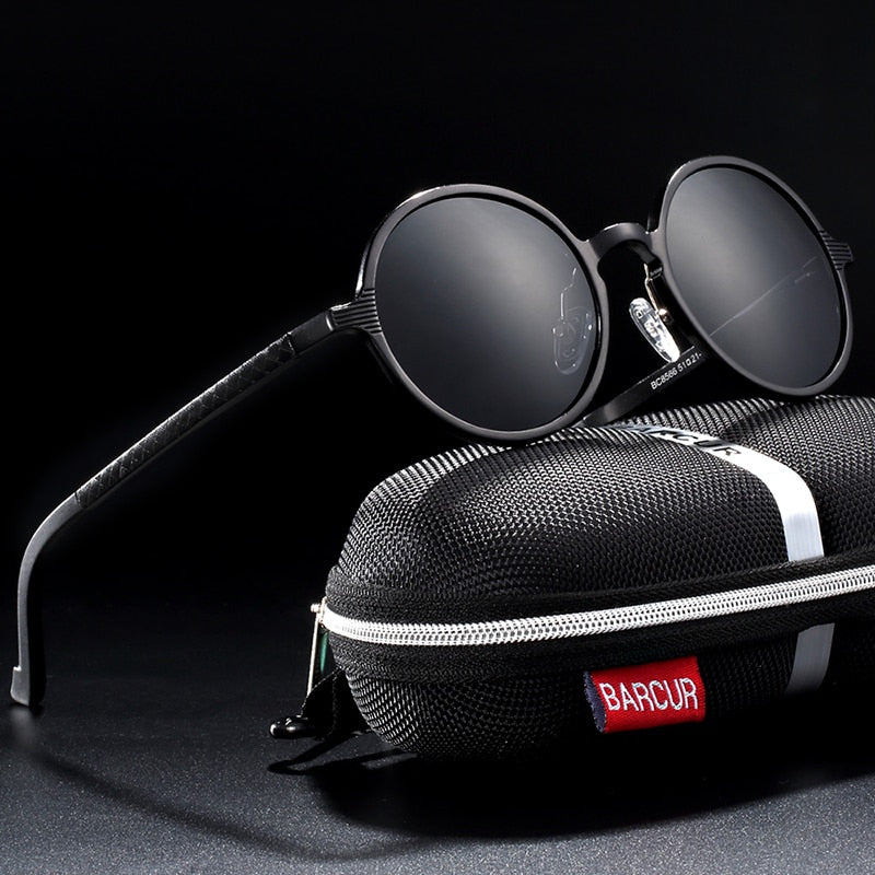 Óculos de Sol Masculino Lentes Polarizadas Proteção UV400 BARCUR Retrô