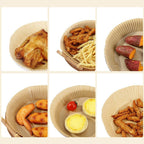 Protetor Anti-Sujeira Air Fryer Forro de Papel Antiaderente e Descartável - Clean Up [FRETE GRÁTIS]