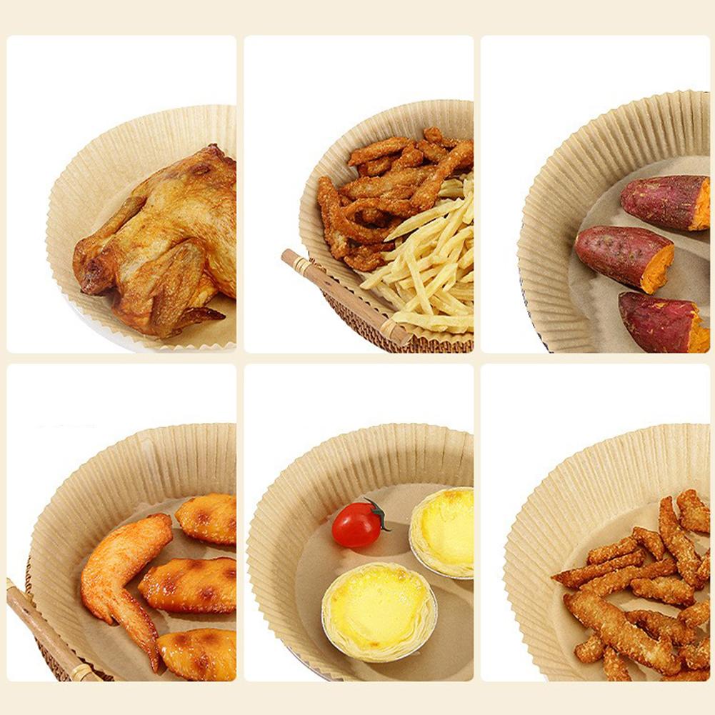 Protetor Anti-Sujeira Air Fryer Forro de Papel Antiaderente e Descartável - Clean Up [FRETE GRÁTIS]