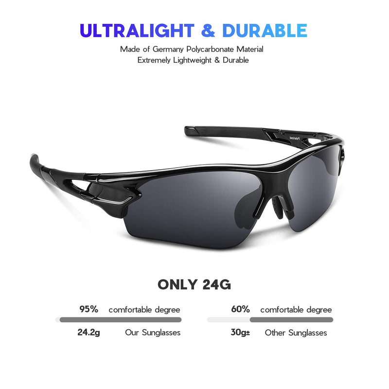 Óculos de Sol Esportivo Polarizado UV400 - BIKEPRO